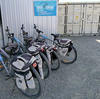 Comfortable rental bikes